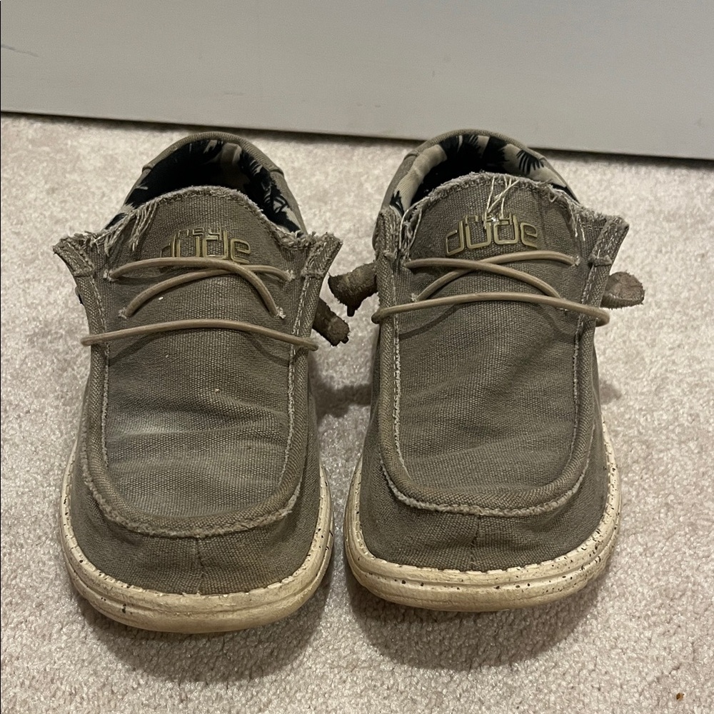 Hey Dude Olive Green Casual Shoes